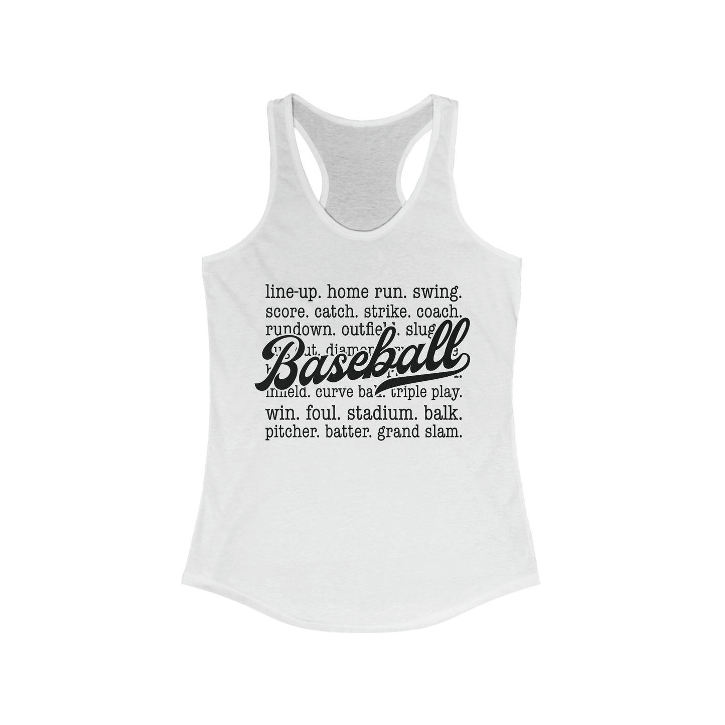 Baseball Racerback Tank