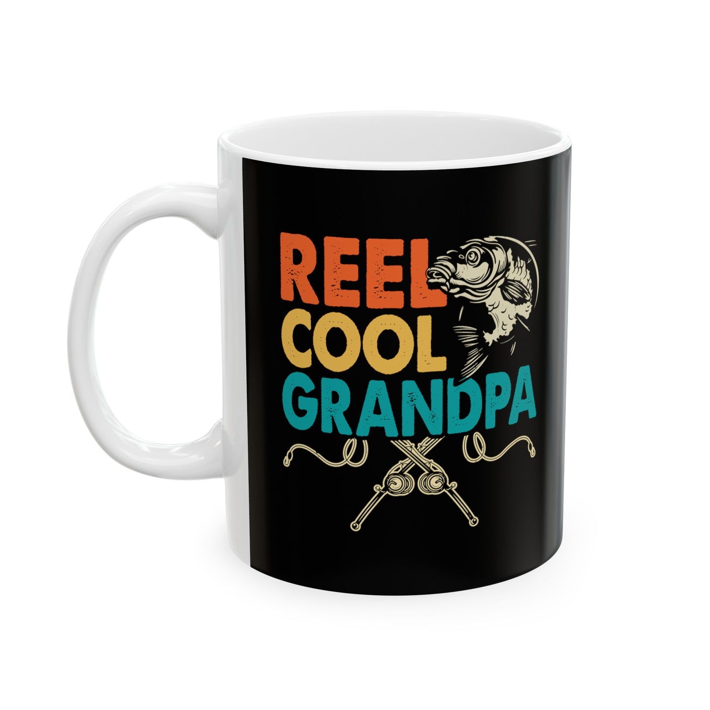 Reel Cool Grandpa Ceramic Mug, 11oz