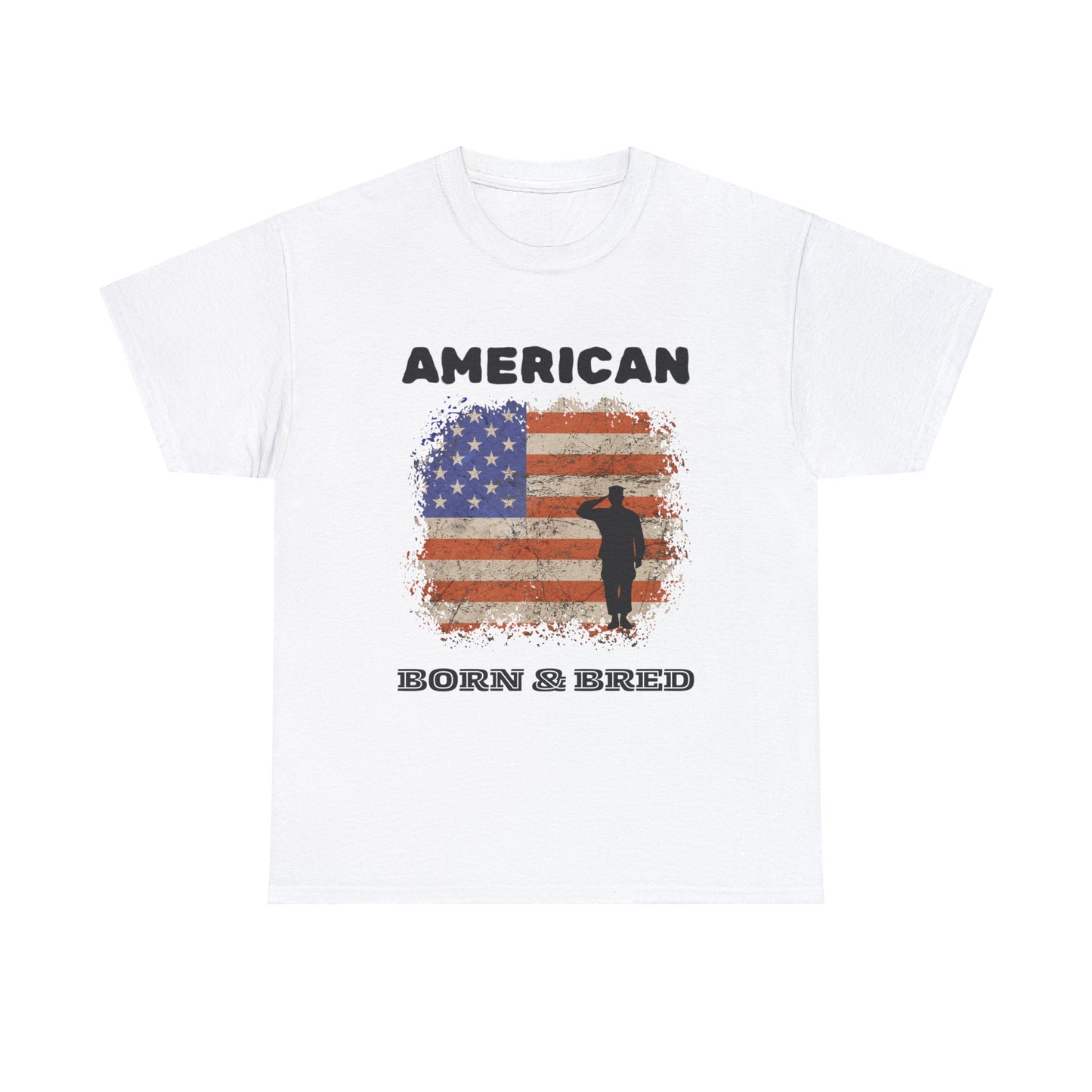 American, Born & Bred - Unisex Heavy Cotton Tee