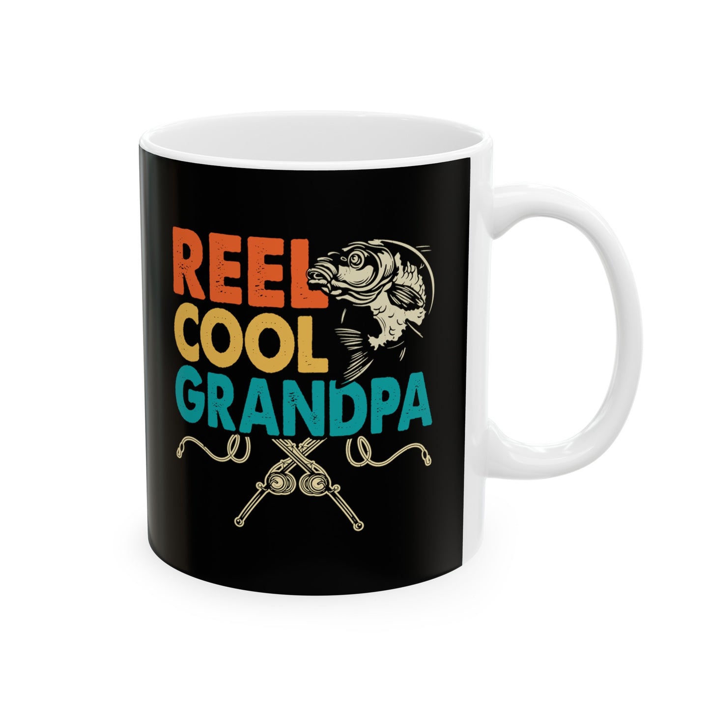 Reel Cool Grandpa Ceramic Mug, 11oz