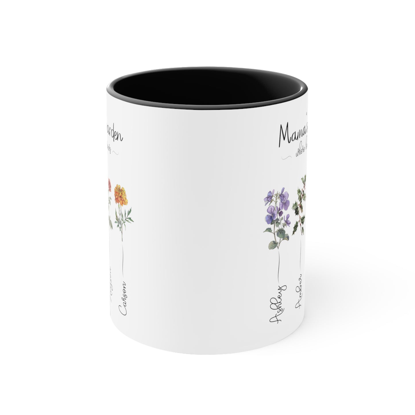 Kiesha's Garden Antique Accent Coffee Mug, 11oz