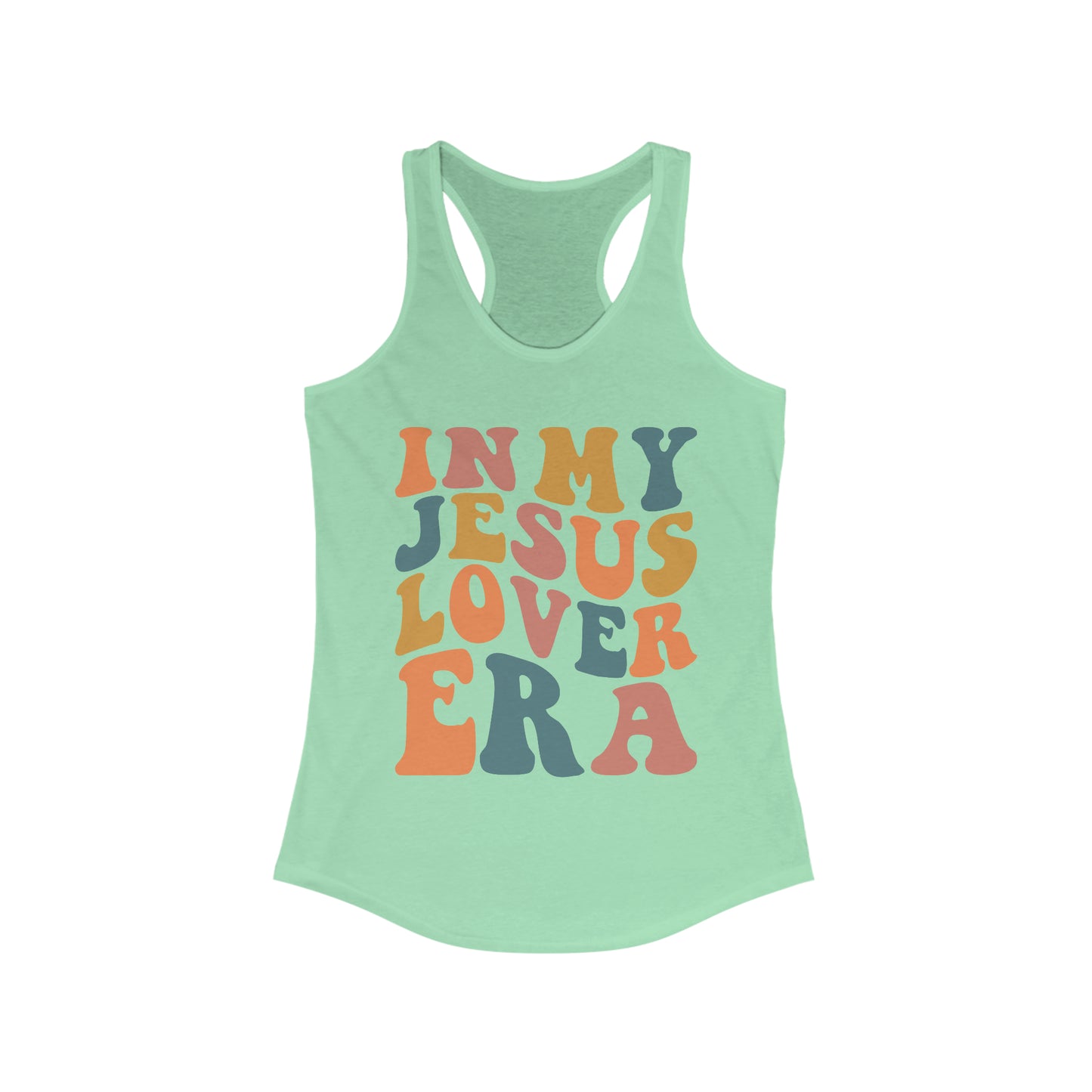 In My Jesus Lover Era Racerback Tank