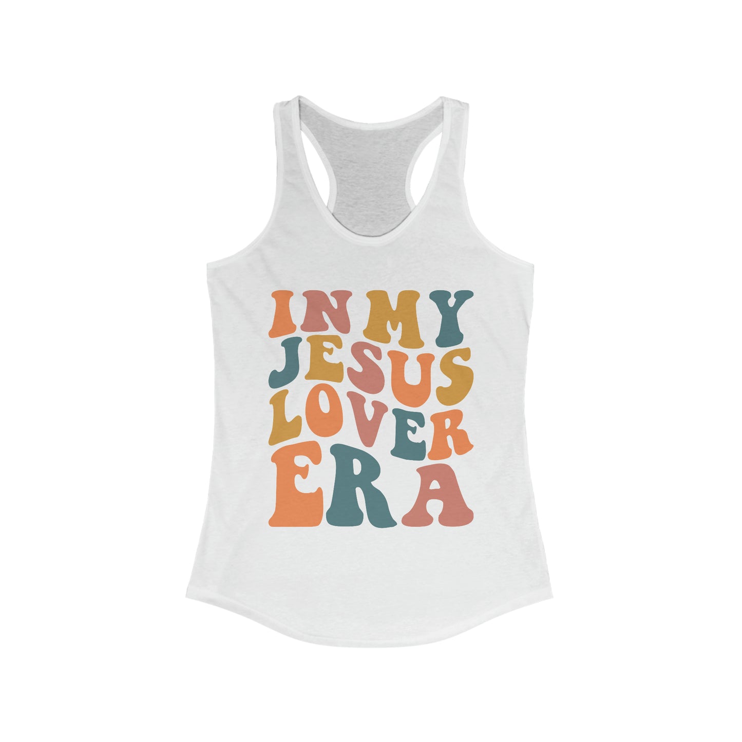 In My Jesus Lover Era Racerback Tank