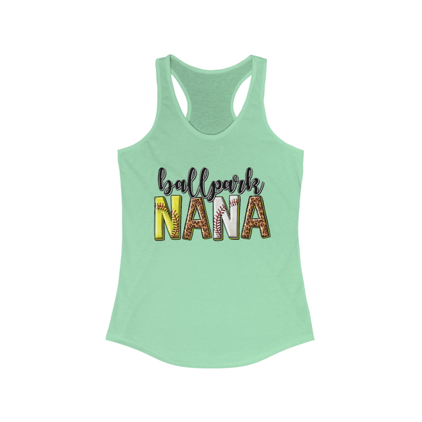 Ballpark Nana Racerback Tank