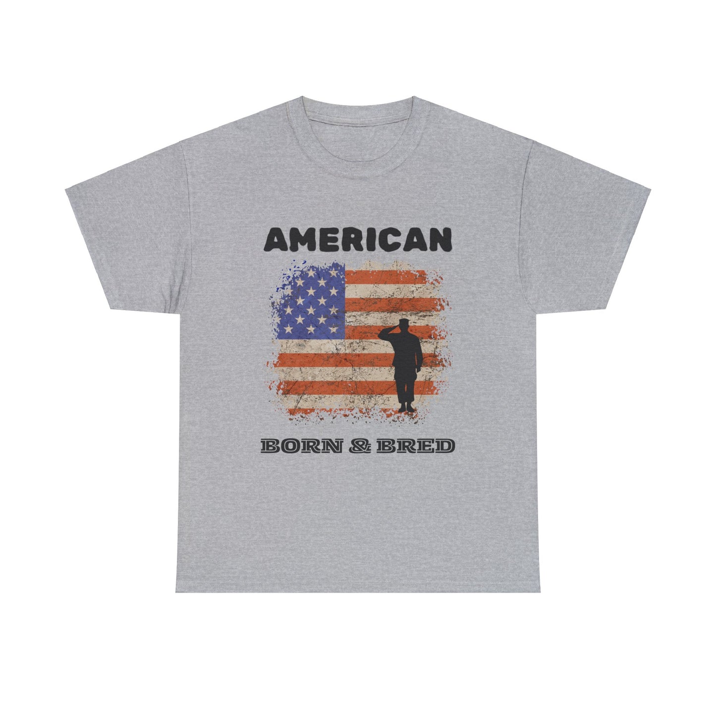 American, Born & Bred - Unisex Heavy Cotton Tee