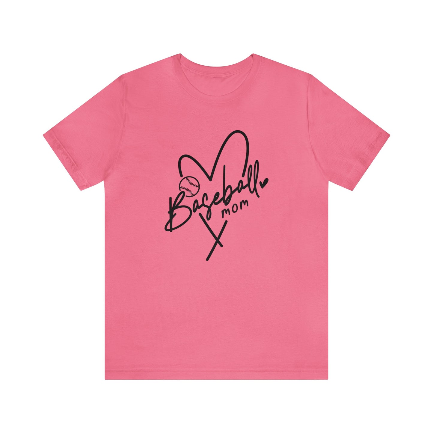 Baseball Mom in black - Short Sleeve Tee