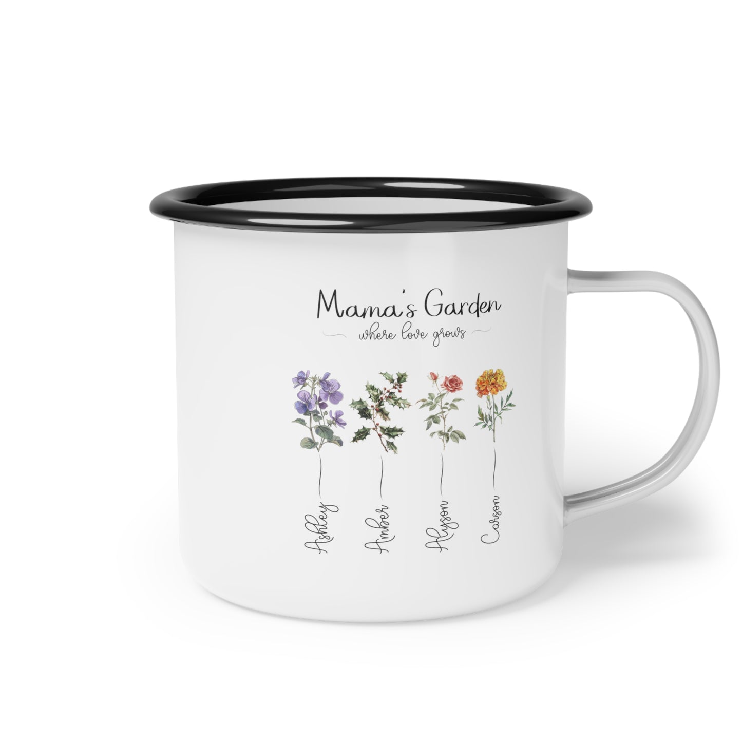 Kiesha's Garden Antique - Enamel Camp Cup