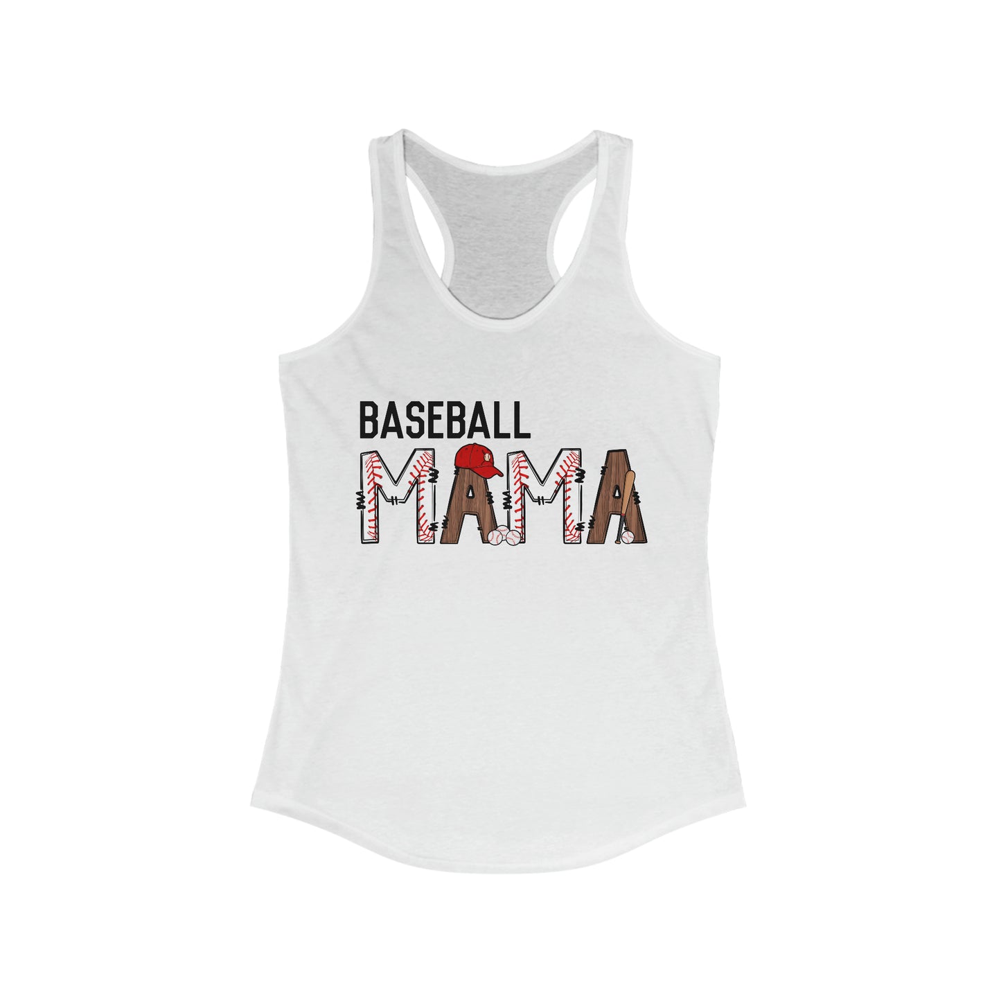 Baseball Mama Racerback Tank