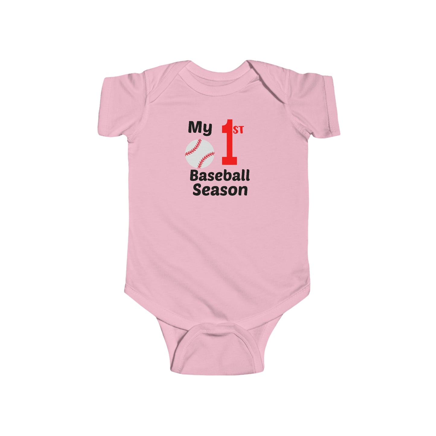 My 1st Baseball Season - Infant Fine Jersey Bodysuit