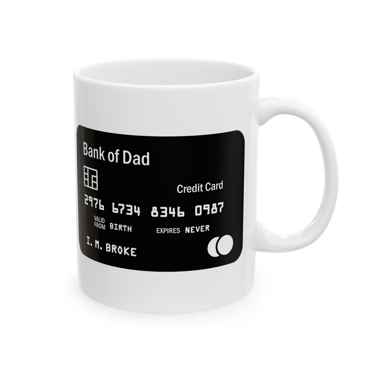Bank of Dad Ceramic Mug, 11oz