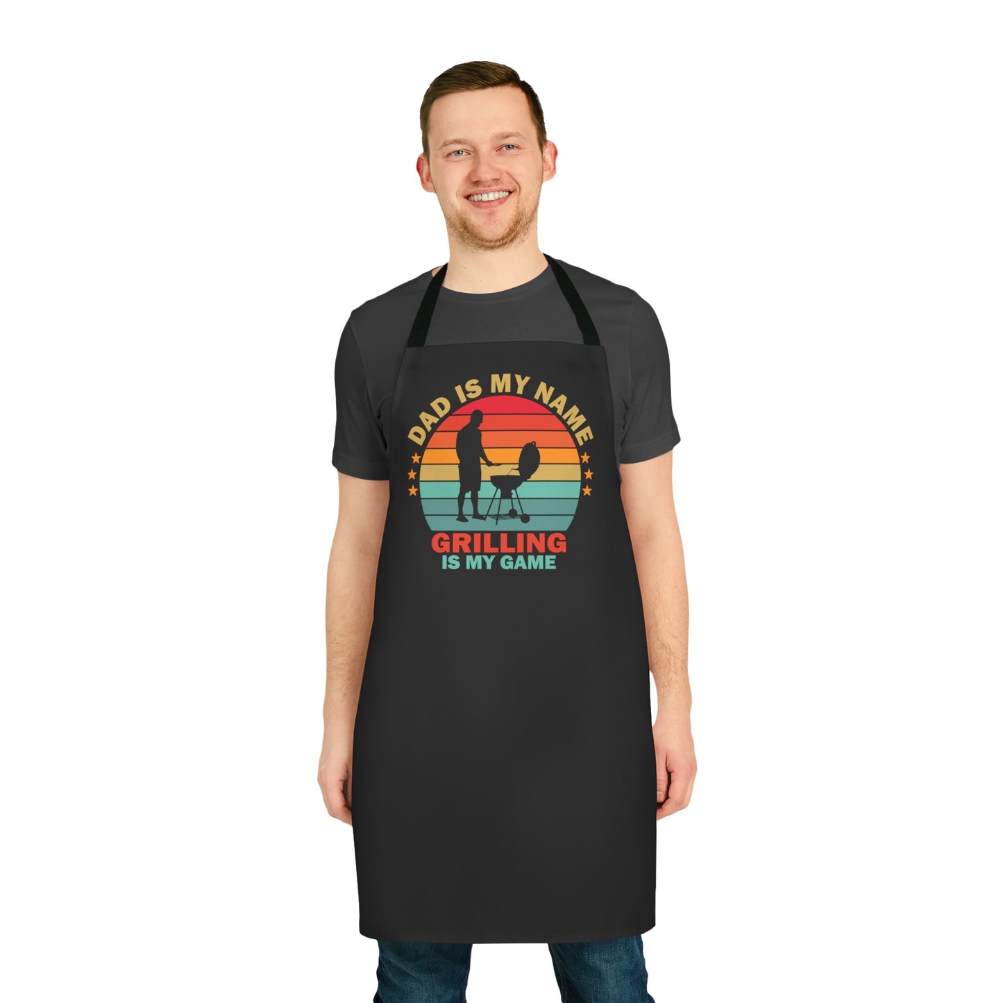 Dad is My Name Grilling is My Game Apron