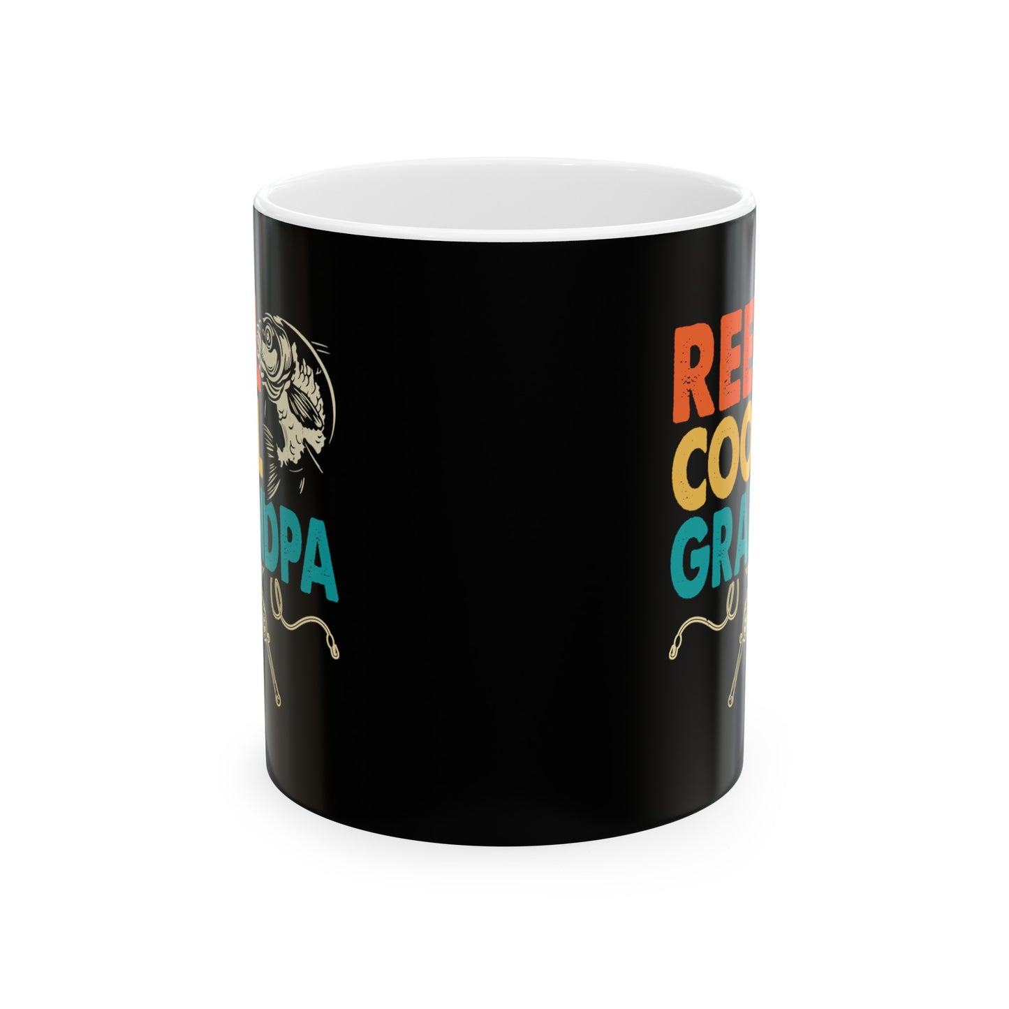 Reel Cool Grandpa Ceramic Mug, 11oz