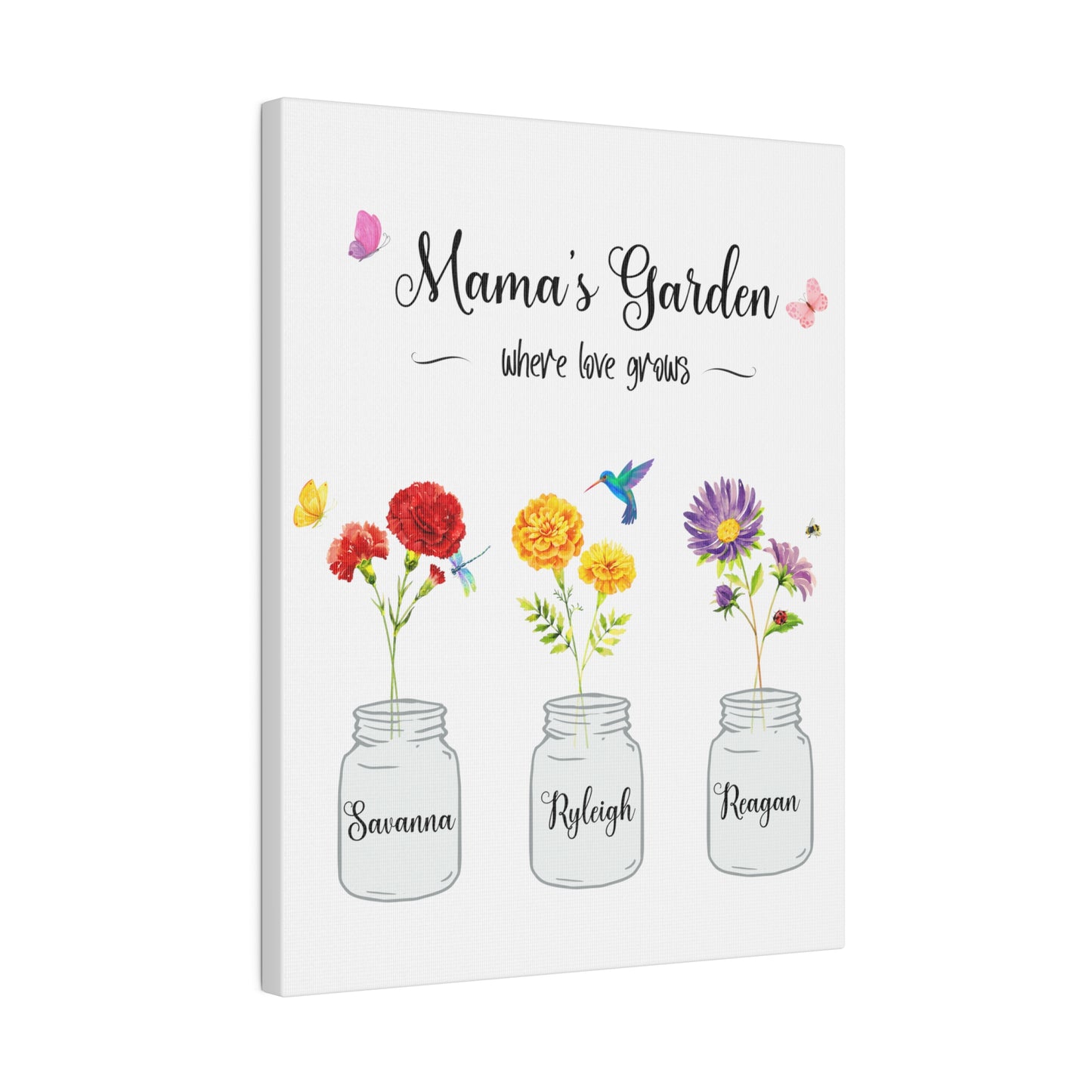 Allisons garden Matte Canvas, Stretched, 0.75"