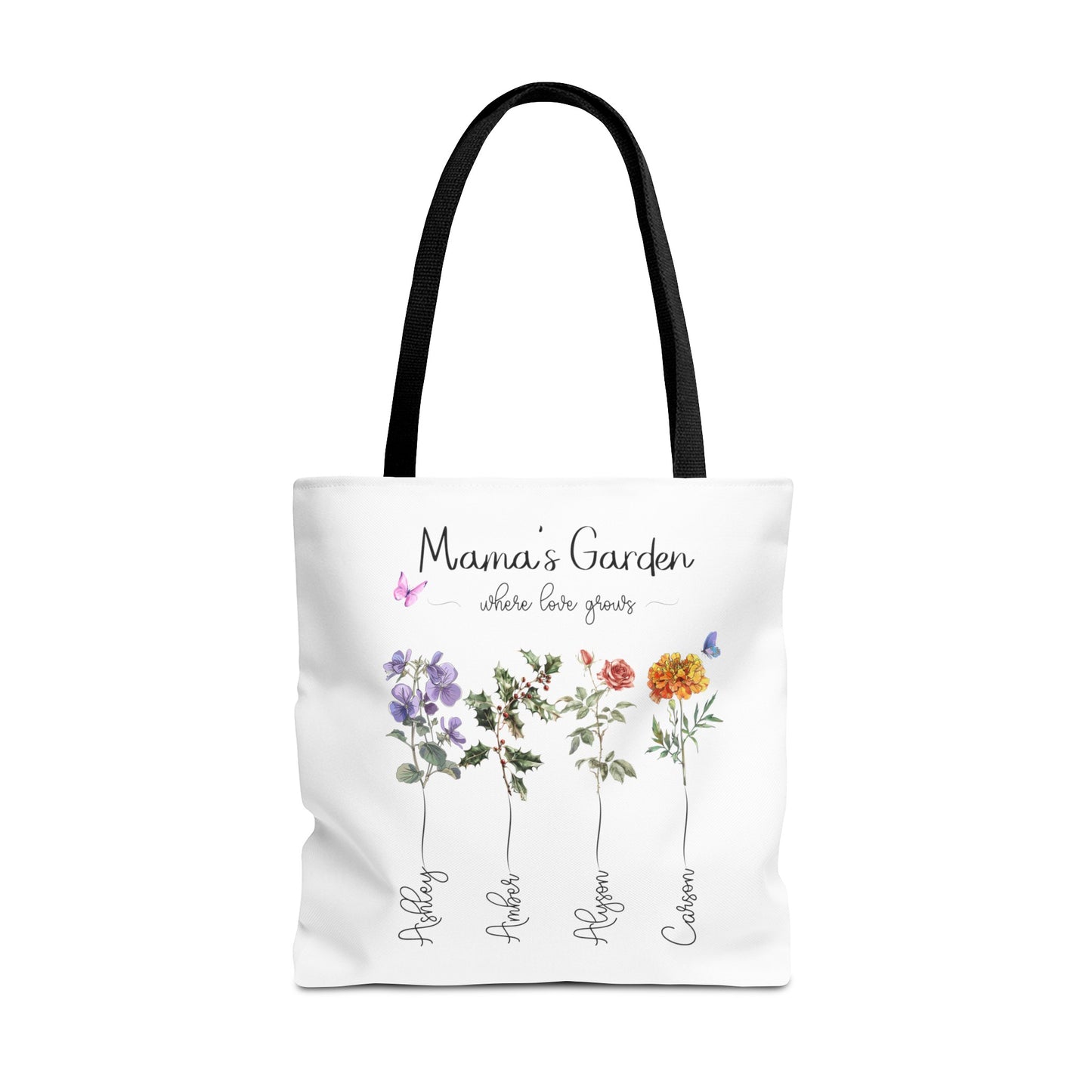 Birth Month Flower - Tote Bag (AOP)