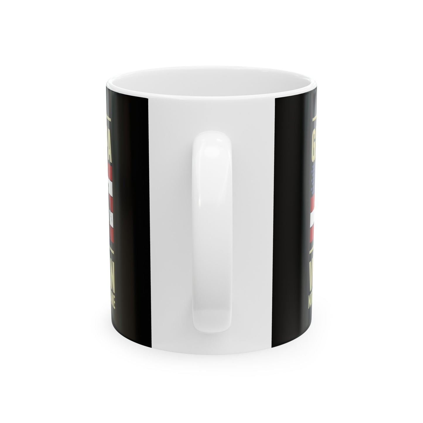 I'm a Grandpa and a Veteran Nothing Scares Me Ceramic Mug, (11oz, 15oz)