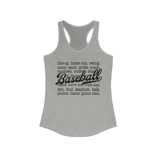 Baseball Racerback Tank