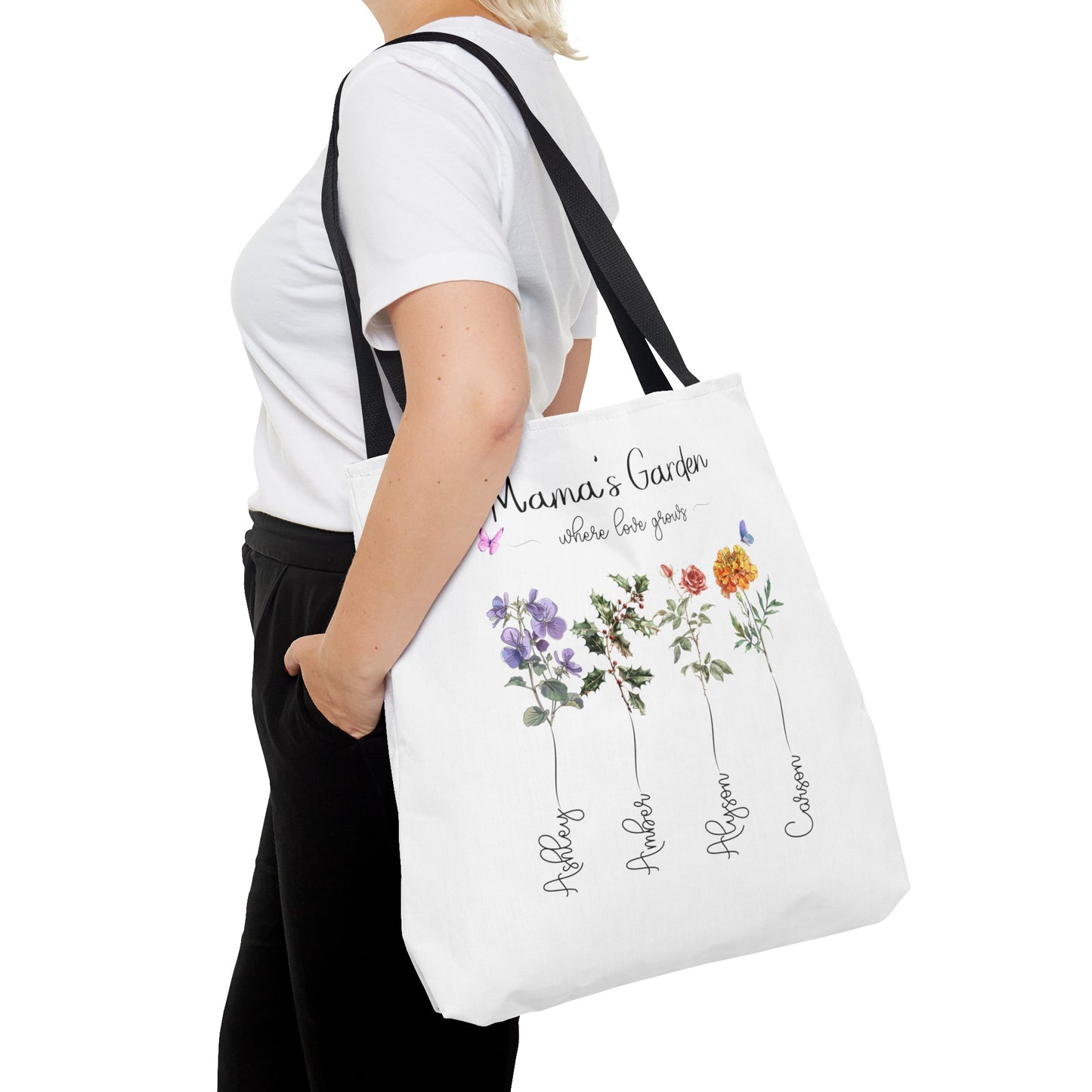Birth Month Flower - Tote Bag (AOP)