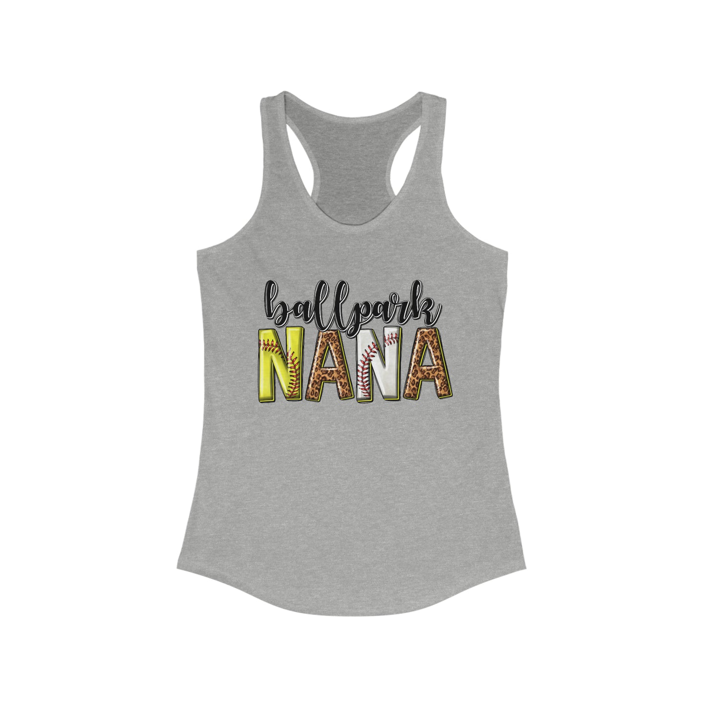 Ballpark Nana Racerback Tank