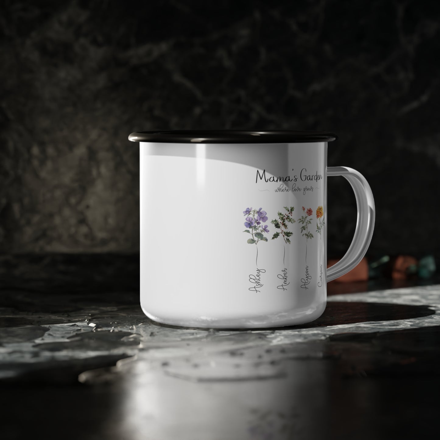 Kiesha's Garden Antique - Enamel Camp Cup