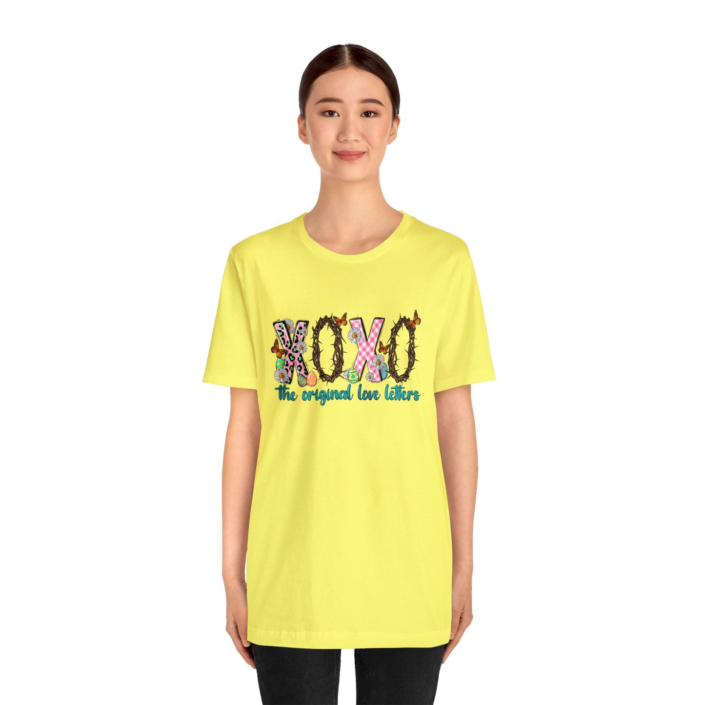 Easter the original love letter - Unisex Jersey Short Sleeve Tee
