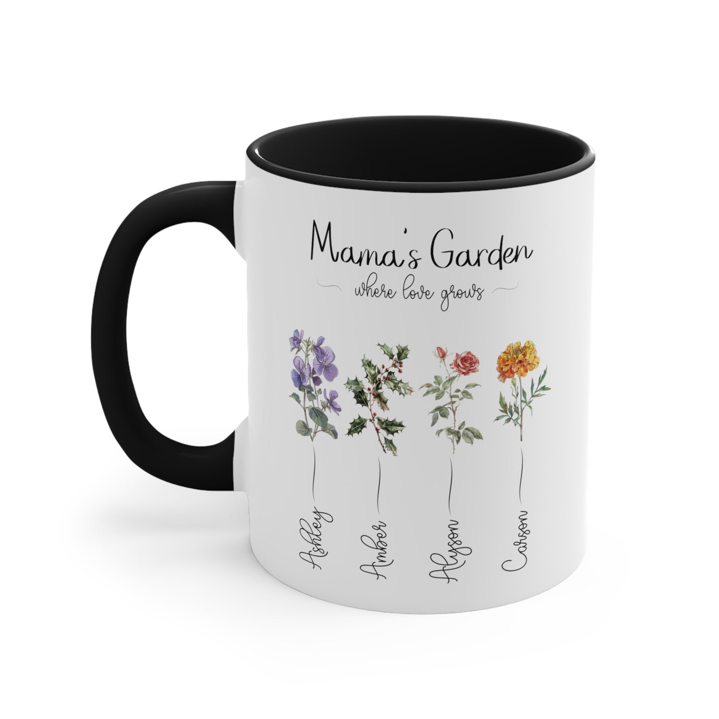Kiesha's Garden Antique Accent Coffee Mug, 11oz