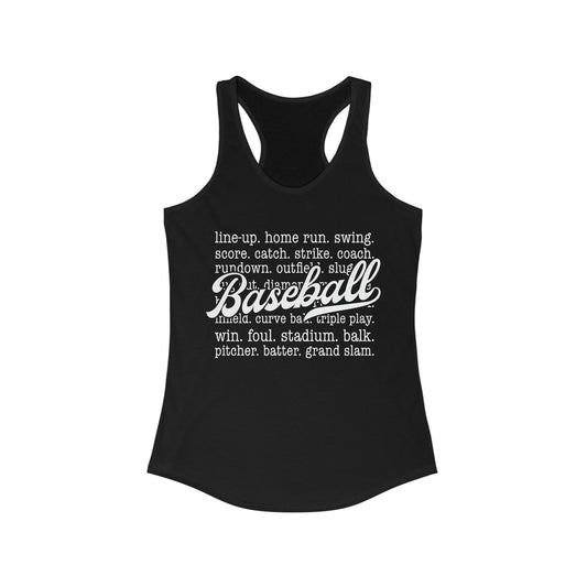 Baseball Racerback Tank