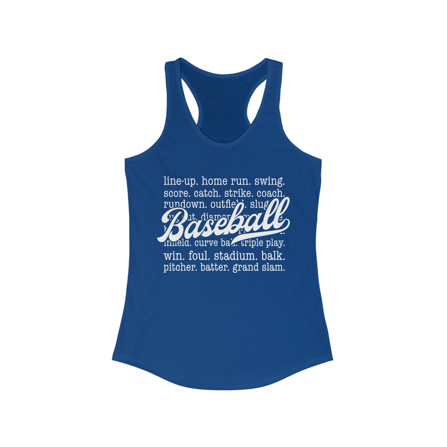 Baseball Racerback Tank