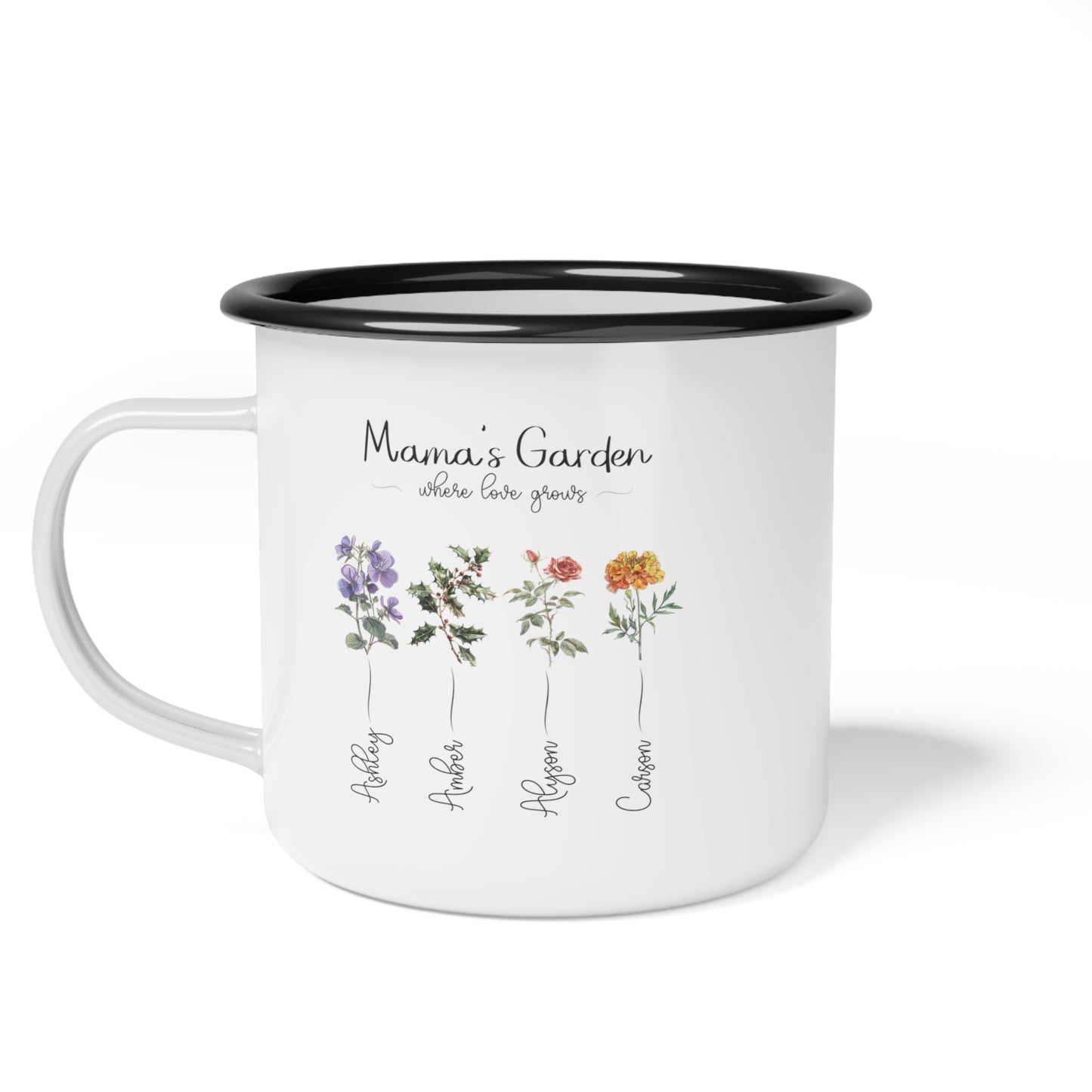 Kiesha's Garden Antique - Enamel Camp Cup