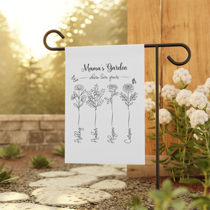 Birth Month Flower Garden Flag