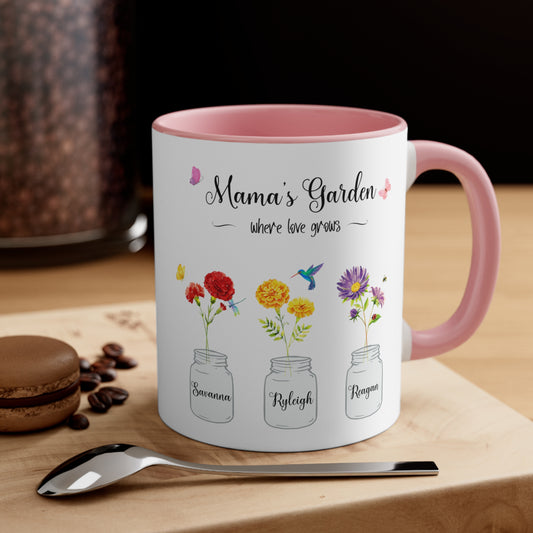 Allisons garden Accent Coffee Mug, 11oz