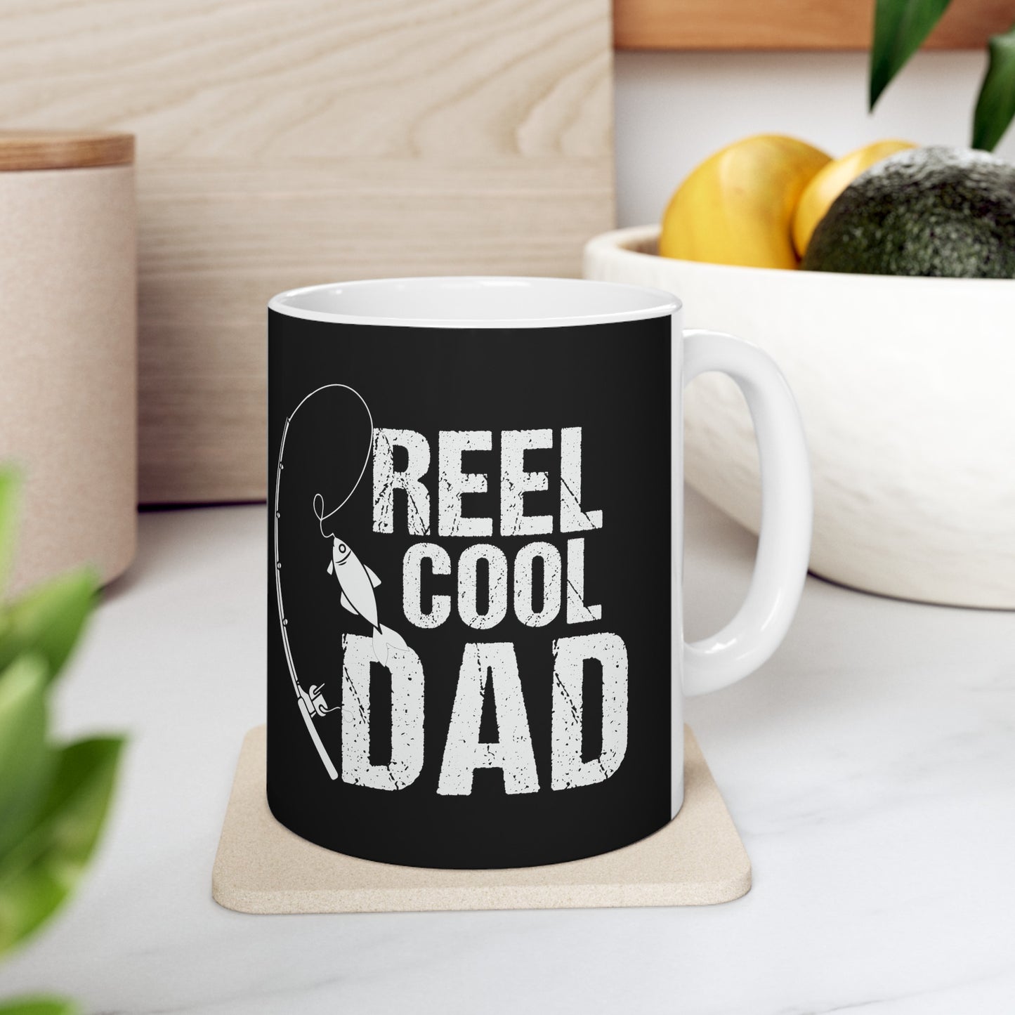 Reel Cool Dad Ceramic Mug, 11oz