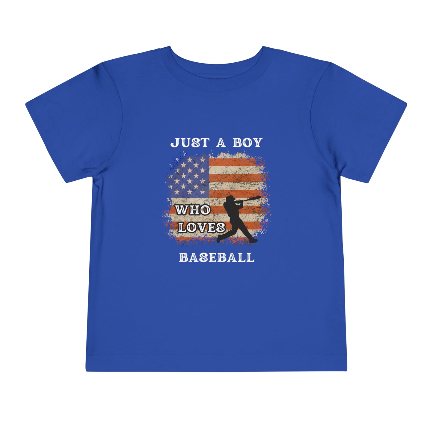 Just A Boy Who Loves Baseball - Toddler Short Sleeve Tee