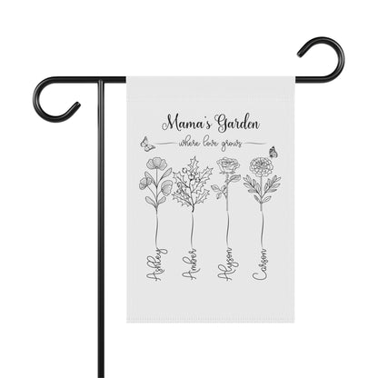 Birth Month Flower Garden Flag