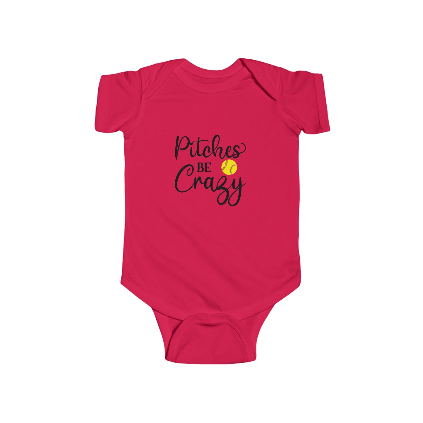 Pitches Be Crazy - Infant Fine Jersey Bodysuit