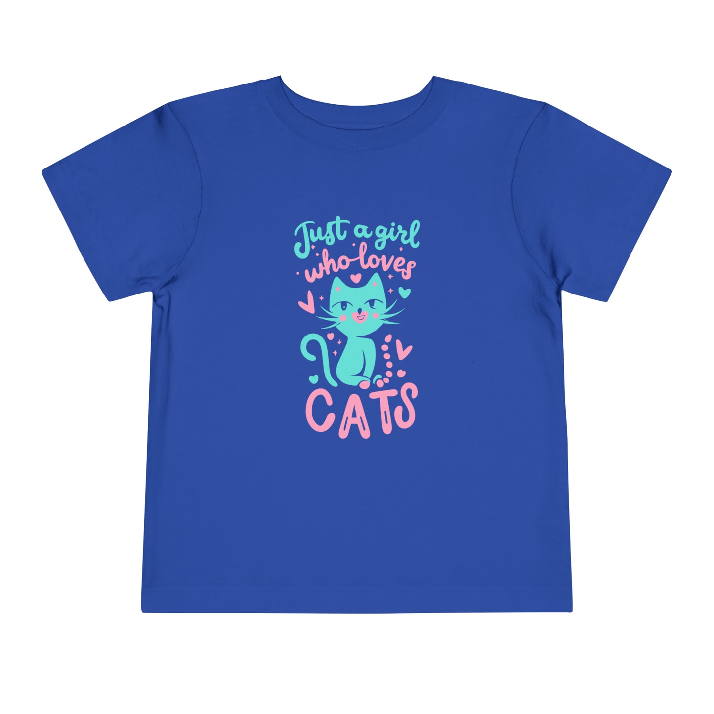 Just a Girl Who Loves Cats -Toddler Short Sleeve Tee