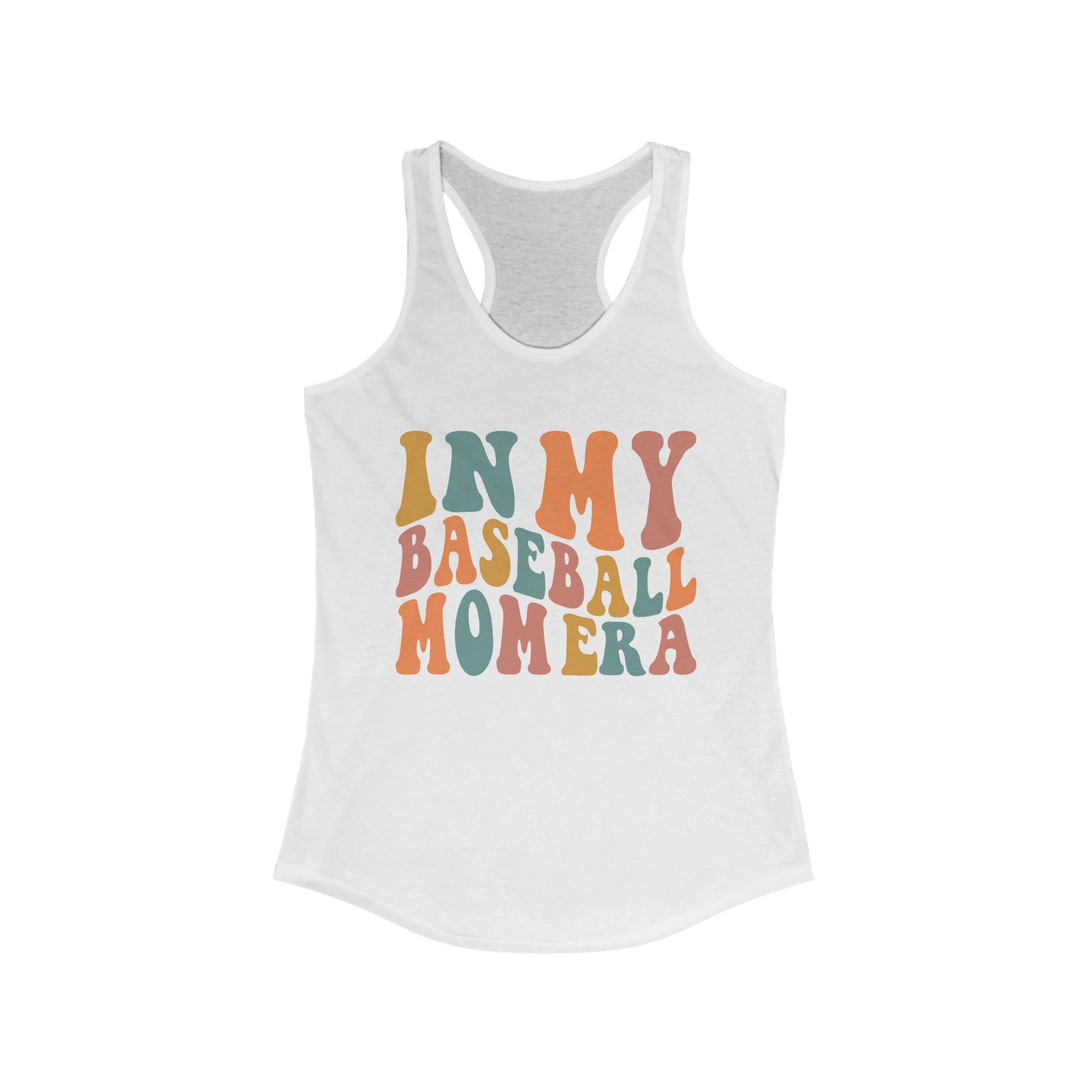 In My Baseball Mom Era Racerback Tank